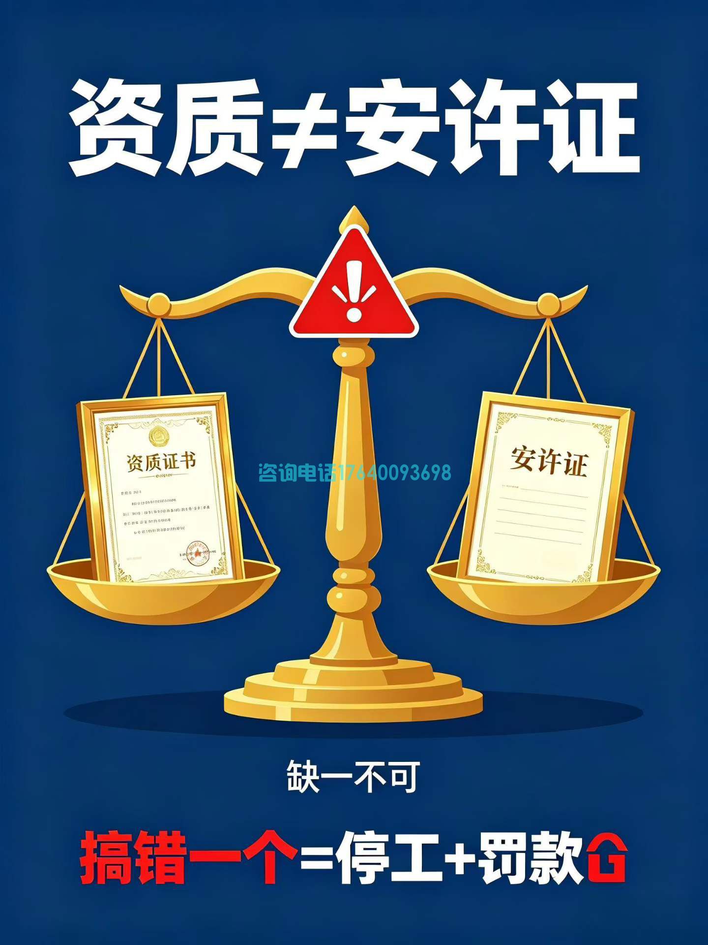 资质≠安许证！搞错一个=停工+罚款，李总